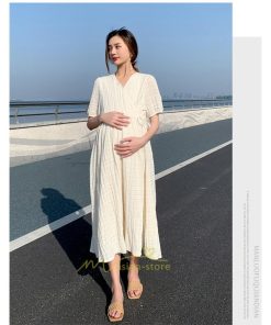 ワンピース | マタニティ 服 産前産後 ルームウェア 半袖 春 夏 安い オシャレ 妊婦服 妊婦用 マタニティウェア 上品 20代30代40代 カジュアル お出かけ 無地人気