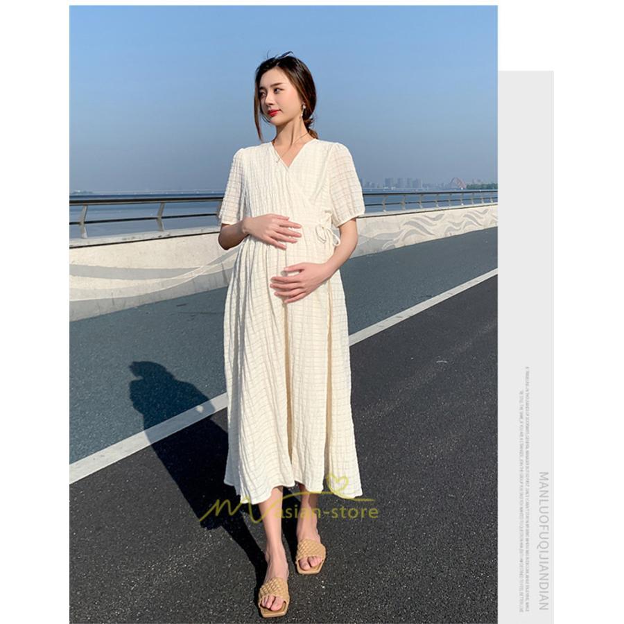 ワンピース | マタニティ 服 産前産後 ルームウェア 半袖 春 夏 安い オシャレ 妊婦服 妊婦用 マタニティウェア 上品 20代30代40代 カジュアル お出かけ 無地人気