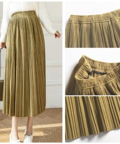 フレアスカート | プリーツスカート ハイウエスト 着やせ