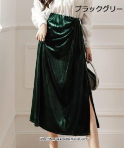 スカート | ロングレディース ロング丈 スウェット オシャレ スリット キレイめ 着痩せ 大人フェミニン 2022 新作 通勤 30代 50代 20代 通学 40代