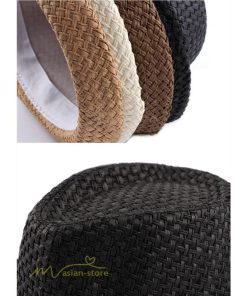 メンズ | ストローハット 中折れハット 折りたたみ 帽子 中折れ レディース 中折れ帽子 ハット 大きいサイズ フリーサイズ トレンド シンプル おしゃれ 通気性