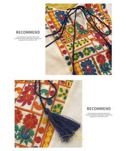 マキシ | ワンピース 個性的 ロングワンピース 細見えワンピース エスニック 綿麻 リゾート ワンピ 長袖 刺繍 カジュアル 大人 春夏秋 きれいめ 上品 ゆったり 体型カバー