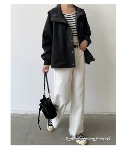 コート・ジャケット | ジャケット レディース ブルゾン ライトブルゾン アウター ライトアウター 秋物 パーカー パーカージャケット スポーティ フード付き 20代30代 カジュアル