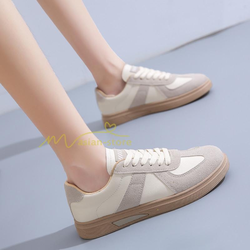 スニーカー | スニーカー レディース レディースシューズ ローカット 靴 フラットシューズ ぺたんこ ウォーキングシューズ Pu革 美脚 歩きやすい 厚底靴 厚底スニーカー