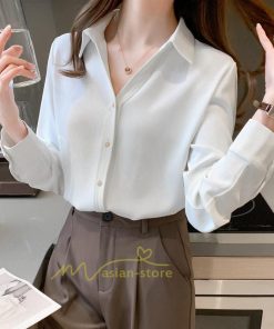 シャツ・ブラウス | ブラウス レディース 長袖 フォーマル 白 オフィス 無地 シャツ ビジネス おしゃれ 入学式 卒業式 20代30代40代50代 カジュアル 面接 通勤通学 人気 きれいめ