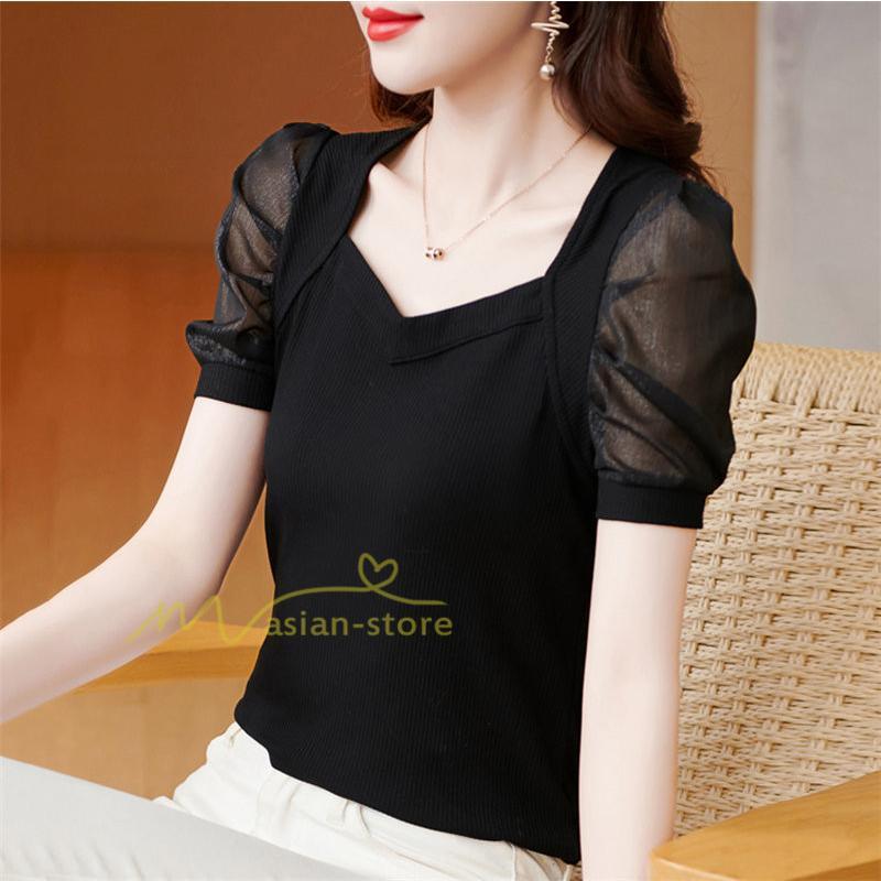 tシャツ・カットソー | Tシャツ レディース チュニック 春 夏 春夏 チュニックTシャツ トップス 20代 30代 40代 OL ママ 母 上品 ファッション カジュアル 着痩せ エレガント お出かけ