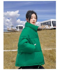 ダウンジャケット コート | ダウンコート 中綿コート レディース 無地 スタンドカラー ショート丈 ダウン コート ダウンジャケット 暖かい 中綿ジャケット カジュアル 秋冬 コーデ 可愛い