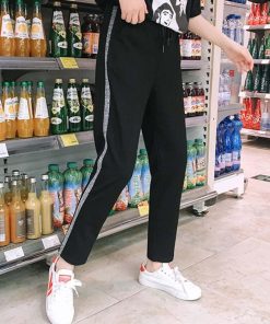 ワイドパンツ | スポーツウェア レディース 裏起毛 スェットパンツ サイドライン ルームパンツ