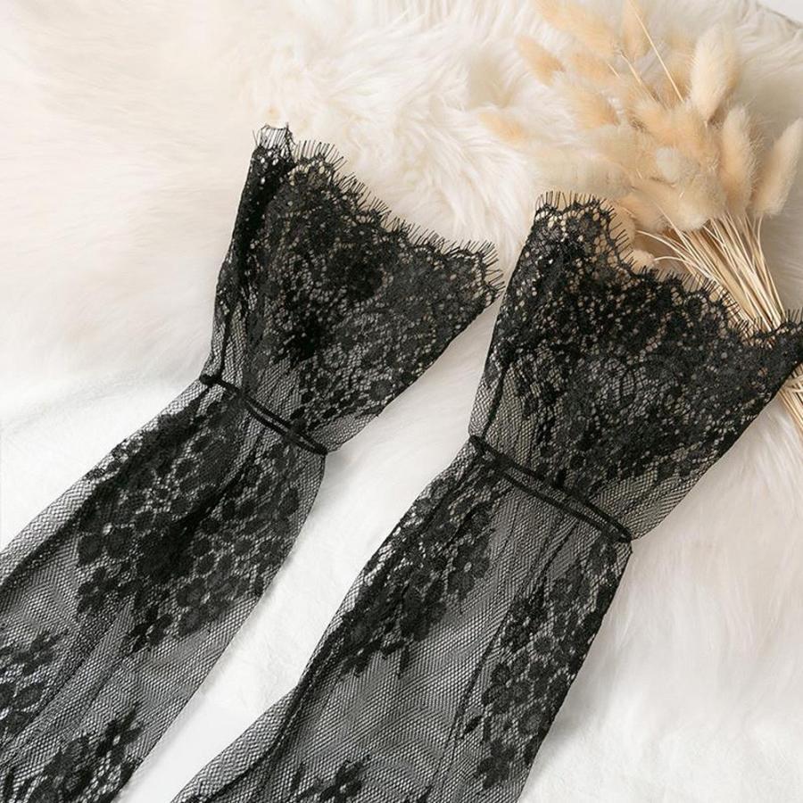 透かし編みトップス | トップス インナー ブラウス 長袖 レディース ネック シースルー