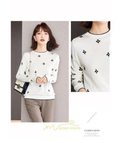 シャツ・ブラウス | ブラウス レディース 長袖 50代 白 シャツ ゆったり トップス きれいめ フォーマル 20代 30代 40代 通勤 刺繍 冬 オシャレ 可愛い ナチュラル 秋 キレイめ 上品