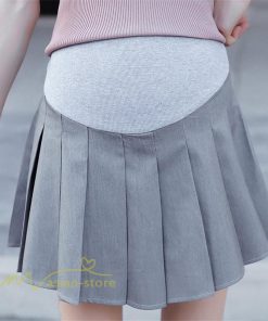 スカート | ミニマタニティウェア レディース プリーツ可愛い 夏 マタニティきれいめ マタニティ マタニティ ウエスト調整 おしゃれ