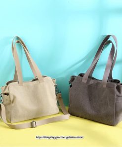 女性用バッグ | トートバッグ レディース 軽い キャンバス 帆布 多機能 手持ち 斜め掛け 肩掛け おしゃれ 大容量 軽量 カジュアル キレイめ お出かけ 通勤 大学生 通学