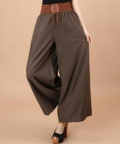 ワイドパンツ | レディース ガウチョパンツ パンツ スカンツ 涼しい ロングパンツ ゆったり ボトムス 20代30代40代 ダンス服 ウエストゴム ズボン カジュアル