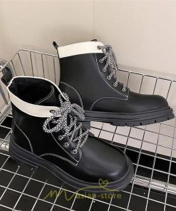 ショートブーツ | レディース 歩きやすい 編み上げブーツ ワークブーツ  編み上げ 痛くない ラウンドトゥ 美脚 厚底 通勤 通学 お出かけ カジュアル 旅行