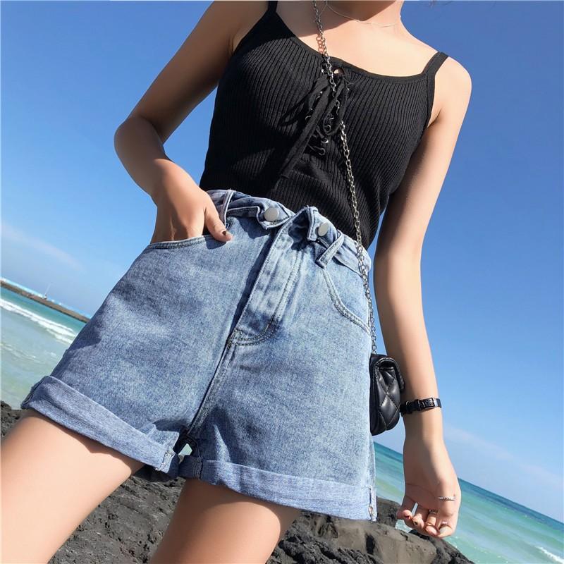 ジーンズ、デニム | デニムパンツ レディース ショートパンツ 無地 可愛い 女の子 20代30代 カジュアル ボトムス ズボン シンプル