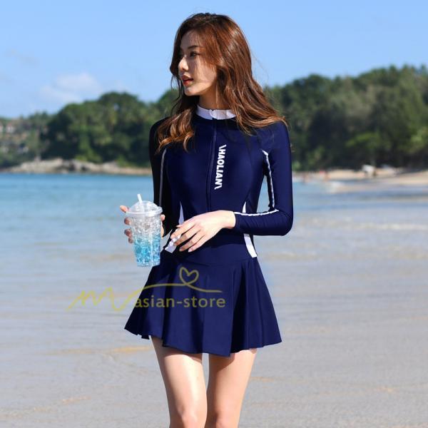 水着 | フィットネスレディース 競泳ワンピース スイムウェア オールインワン 練習用 体型カバー 20代30代40代50代 大きいサイズ 温泉ミニワンピース