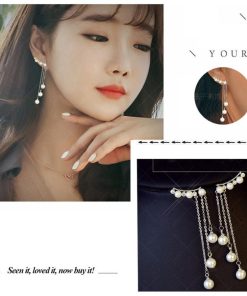 その他アクセサリー | 大ぶり 人気 揺れる ロング ジュエリー アクセサリー レディース ピアス ピアス チェーン フェイクパール ピアス