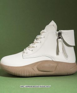 ブーツ | ムートンレディース ショート 編み上げ ジッパー付き スニーカー カジュアル 歩きやすい 秋 2022新作 冬 痛くない 内ボア