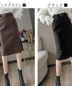タイトスカート | 膝下丈 スリット 秋冬