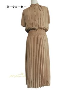 送料無料セール | 夏ワンピース プリーツワンピース 半袖 揺れる 大人 可愛い ロングワンピース レディース ワンピ 50代60代 パーティードレス ママワンピース 30代40代 無地