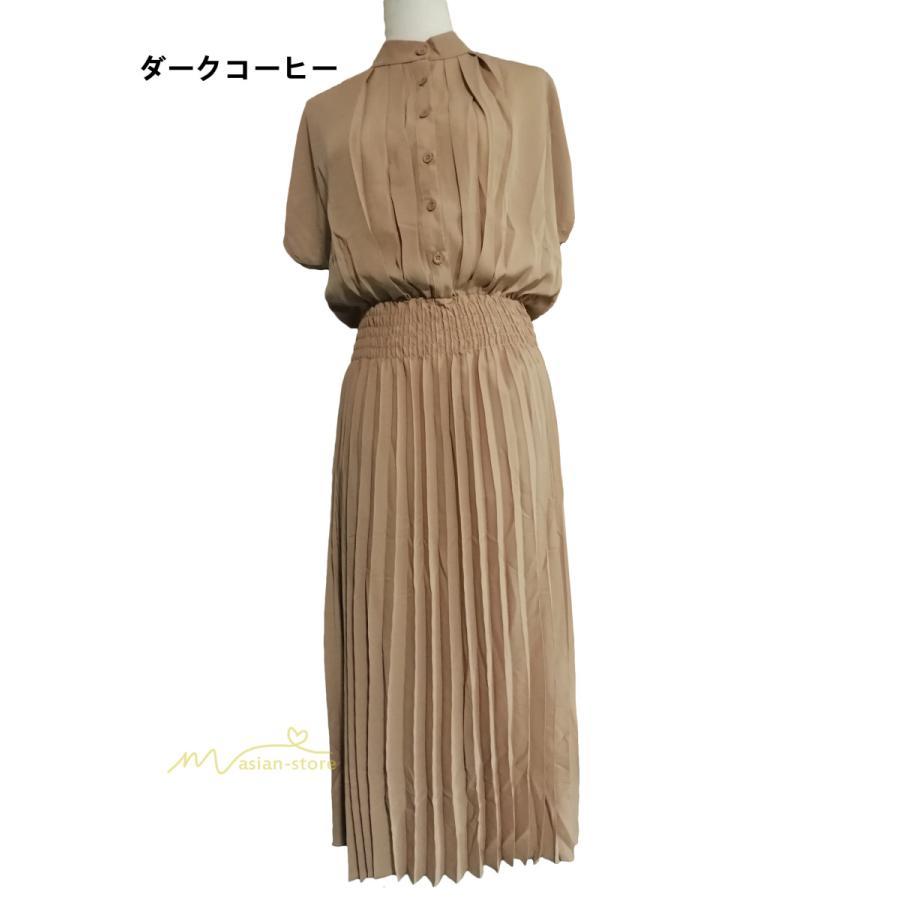 送料無料セール | 夏ワンピース プリーツワンピース 半袖 揺れる 大人 可愛い ロングワンピース レディース ワンピ 50代60代 パーティードレス ママワンピース 30代40代 無地