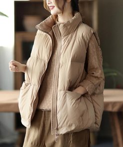 ベスト | フェイクダウンレディース 韓国風