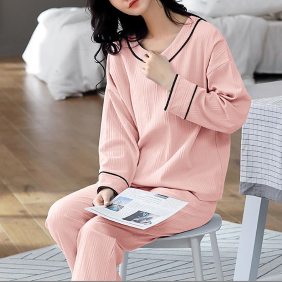 インナー・ルームウェア | 長袖 ルームウェア 上下セット 韓国風