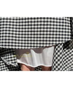 スカート | フレア フレアマキシ ロングコットン ウエストゴム マキシチェック柄 レトロ風 20代30代40代50代 通勤通学 カジュアル