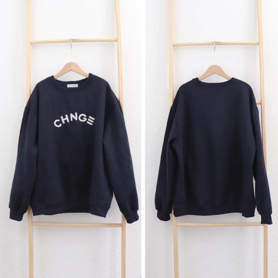 Tシャツ・カットソー | スウェット 裏起毛 英字ロゴ トレーナー