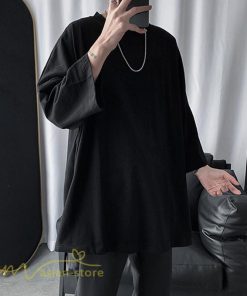 Tシャツ | メンズ 無地 大きいサイズ カットソー 上品 7分袖 サマートップス ゆったり 日常感 メンズスタイル シンプル 体型カバー カッコウイイ