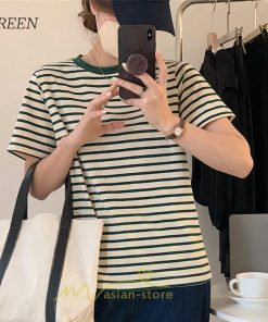 シャツ・ブラウス | ブラウス 半袖 Tシャツ レディース 夏物 ボーダー トップス おしゃれ 可愛い ゆったり 20代 30代 大人 40代 日常 体型カバー お出かけ カジュアル 着痩せ 50代