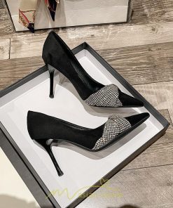 パンプス | 痛くない ハイヒール 走れる ポインテッドトゥ 疲れない 黒 5.5cm 7.5cm 9cmヒール スエード 合成皮革 OL 歩きやすい 楽 通勤 フォーマル