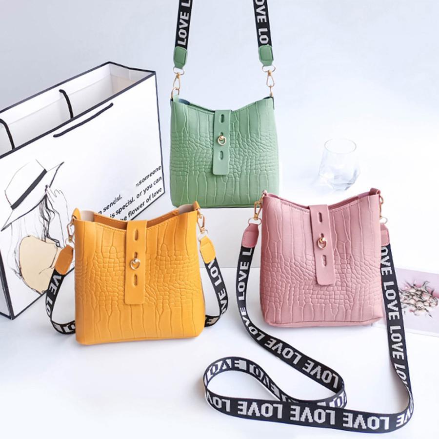 ショルダーバッグ | ミニクロコ型押し 春夏