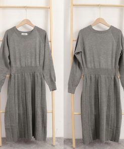 ワンピース | ニットプリーツワンピースレディースニット