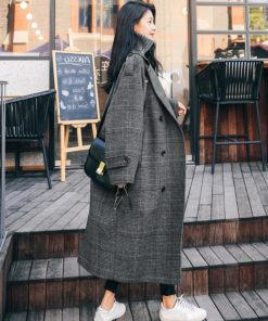 トレンチコート | チェスターコート グレンチェック 韓国