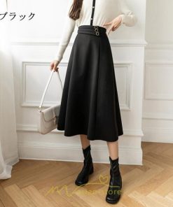 スカート | フレアレディース 秋 冬 秋冬 ミモレ丈 ロング丈 あったか Aライン 通勤 通勤 大人上品 20代30代40代50代 知的 フォーマル 綺麗
