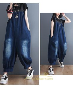 オーバーオール サロペット | オールインワン レディース ロング丈 サロペット スウェット ルームウェア パンツ デニム リラックス 大きいサイズ 旅行 ゆったり 韓国ファッション