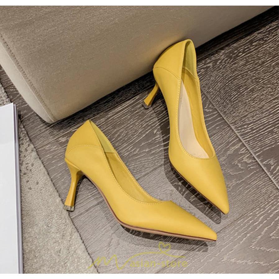 パンプス | 痛くない ハイヒール 黒 黄色 歩きやすい ポインテッドトゥ 5.5cm7.5cm 冠婚葬祭 脱げない 軽量 走れる リクルート OL 通勤 シューズ レディース 面接