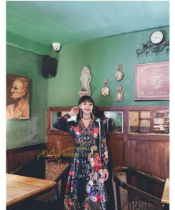 マキシ | ワンピース ロングワンピース レディース マキシワンピース おしゃれ ワンピ 花柄 エスニックスタイル レトロ風 春夏秋 カジュアル 新作 上品 お出かけ 通勤通学