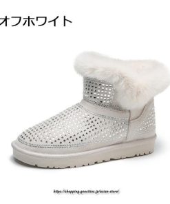 ブーツ | ムートンレディース シューズ モコモコ あったか ボア 靴 キラキラ スノー冬 防寒対策 あったか 滑らない 2022新作 歩きやすい 雪
