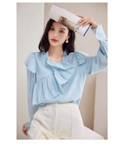シャツ・ブラウス | ブラウス シャツ レディース 上品 ブラウス きれいめ 通勤 OL ビジネス ゆったり 可愛い フリル 秋服 2022新作 20代30代40代50代 オフィス キレイめ