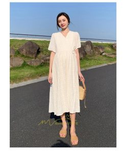 ワンピース | マタニティ 服 産前産後 ルームウェア 半袖 春 夏 安い オシャレ 妊婦服 妊婦用 マタニティウェア 上品 20代30代40代 カジュアル お出かけ 無地人気