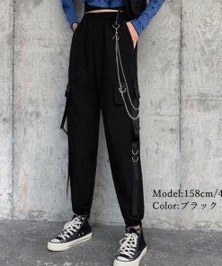 サルエルパンツ | カーゴパンツ チェーン付き ボトムス