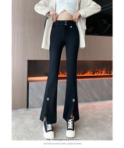 チノ・テーパード・ジョガー・スキニーパン | ロングパンツ フレアパンツ レディース スキニーパンツ 裏起毛 暖かい あったか ボトムス 長ズボン 送料無料 脚長 美脚 体型カバー ハイウエスト