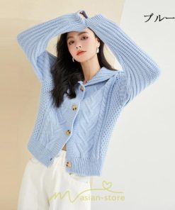 ニット・セーター | カーディガン 秋 秋冬 秋冬 レディース きれいめ トップス 長袖 ニット 通勤 通学 オフィス 可愛い オシャレ デート 2022新作 お出かけ あったか 暖か Vネック