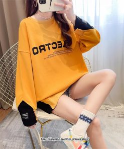 パーカー | トレーナー レディース スウェット 大きいサイズ 韓国 トップス 長袖 おしゃれ 秋冬 送料無料 プルオーバー ゆったり トップス クルーネック Tシャツ