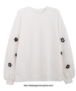 パーカー | スウェット トレーナー レディース トップス プルオーバー 長袖 パフスリーブ クルーネック 丸首 大きいサイズ 無地 秋冬 韓国 送料無料 おしゃれ