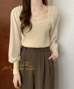 tシャツ・カットソー | カットソー トップス レディース ロンT Tシャツ 春 長袖 おしゃれ シフォンシャツ エレガント 20代30代40代 カジュアル お出かけ 着回し 通勤通学 ファッション