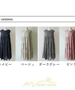 マキシ | 夏ワンピース ロングワンピース シフォンワンピース レディース ワンピ 体型カバー 50代 40代 30代 20代 可愛い 夏 春 大人 ノースリーブ 無地 涼しい