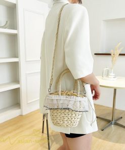 女性用バッグ | カゴバッグ おしゃれ かごバック レディース バッグ 夏 旅行バッグ リゾート サマー 夏 肩掛け フォーマル お出かけ アウトドア お買い物 大学生